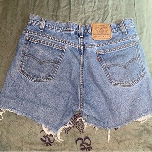 Vintage orange tag Levi shorts